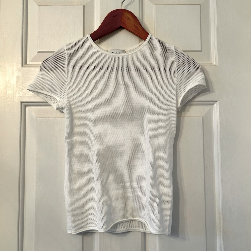 Brand New with Tags! Aritzia white knit top size XS